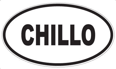 CHILLO - Oval Magnet