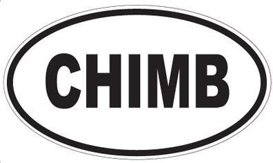 CHIMB - Oval Magnet