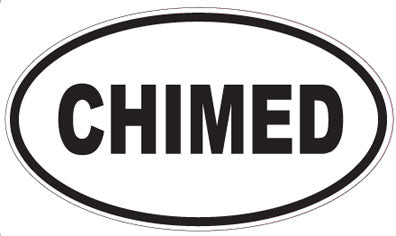 CHIMED - Oval Sticker