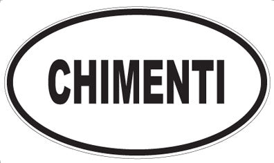 CHIMENTI - Oval Magnet