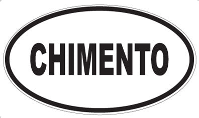 CHIMENTO - Oval Magnet