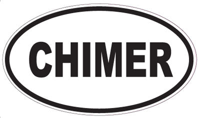 CHIMER - Oval Sticker