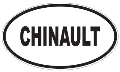CHINAULT - Oval Magnet