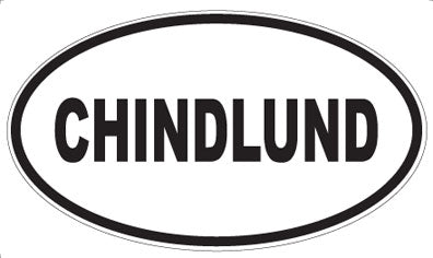 CHINDLUND - Oval Magnet