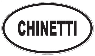 CHINETTI - Oval Magnet