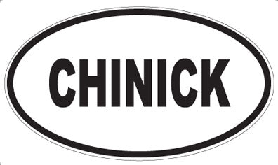 CHINICK - Oval Magnet