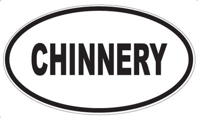 CHINNERY - Oval Magnet