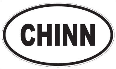 CHINN - Oval Magnet