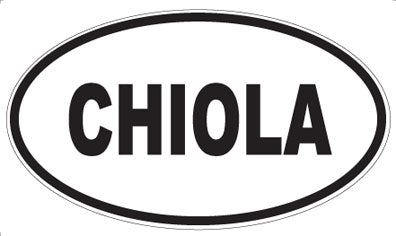 CHIOLA - Oval Magnet