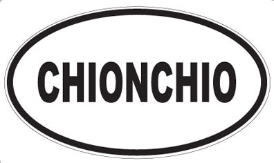 CHIONCHIO - Oval Magnet
