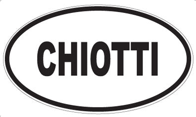CHIOTTI - Oval Magnet