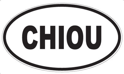 CHIOU - Oval Magnet
