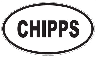 CHIPPS - Oval Magnet