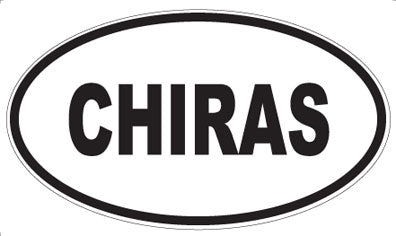 CHIRAS - Oval Magnet