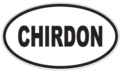 CHIRDON - Oval Magnet