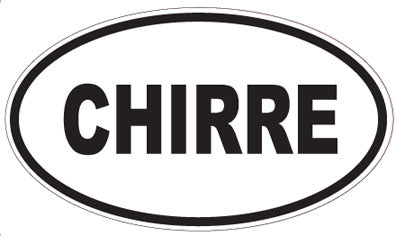 CHIRRE - Oval Sticker