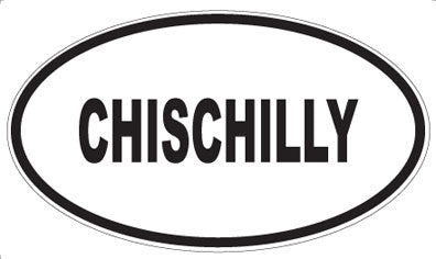 CHISCHILLY - Oval Magnet