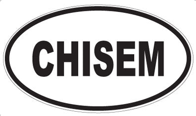 CHISEM - Oval Magnet