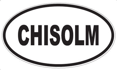 CHISOLM - Oval Magnet