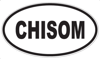 CHISOM - Oval Magnet