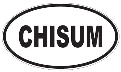 CHISUM - Oval Magnet