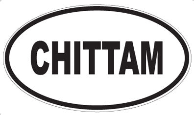 CHITTAM - Oval Magnet