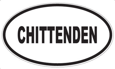 CHITTENDEN - Oval Magnet