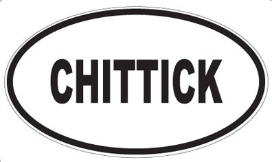 CHITTICK - Oval Magnet