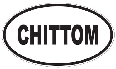 CHITTOM - Oval Magnet