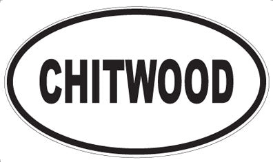 CHITWOOD - Oval Magnet