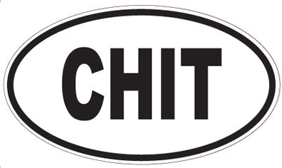 CHIT - Oval Sticker