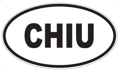 CHIU - Oval Magnet