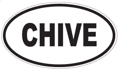 CHIVE - Oval Magnet