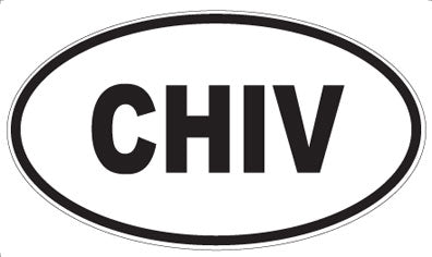 CHIV - Oval Magnet