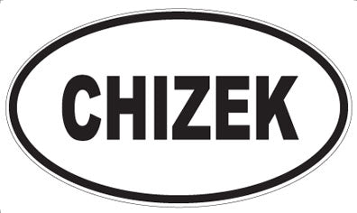 CHIZEK - Oval Magnet