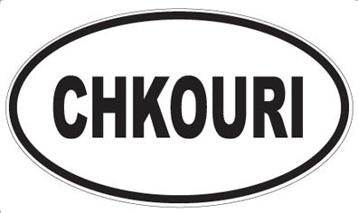 CHKOURI - Oval Magnet