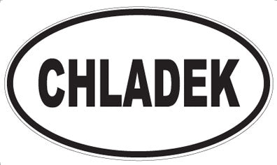 CHLADEK - Oval Magnet