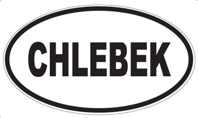 CHLEBEK - Oval Magnet