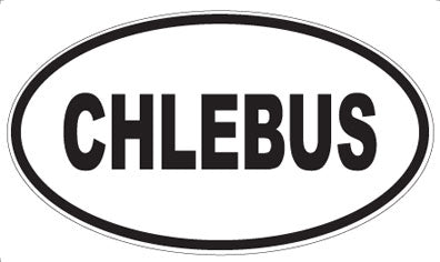 CHLEBUS - Oval Magnet