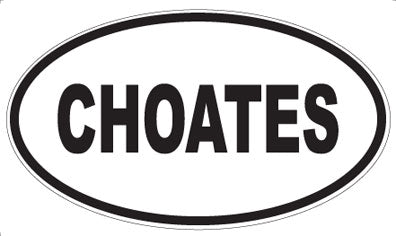 CHOATES - Oval Magnet