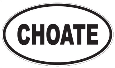 CHOATE - Oval Magnet