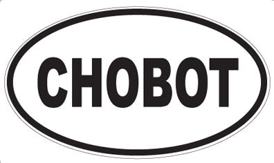 CHOBOT - Oval Magnet