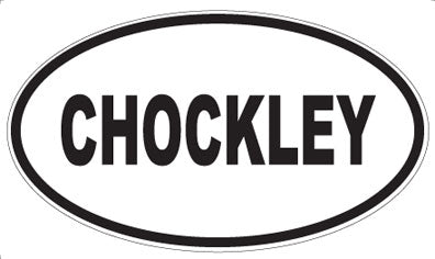 CHOCKLEY - Oval Magnet