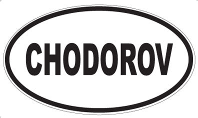 CHODOROV - Oval Magnet