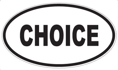 CHOICE - Oval Magnet