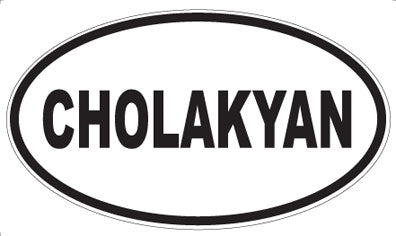 CHOLAKYAN - Oval Magnet