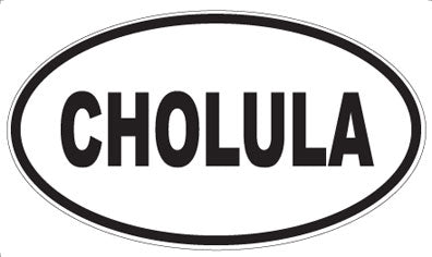 CHOLULA - Oval Magnet