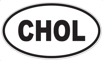 CHOL - Oval Magnet