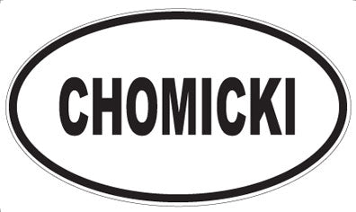 CHOMICKI - Oval Magnet