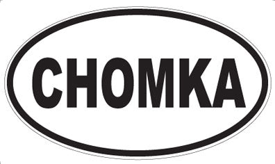 CHOMKA - Oval Magnet